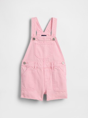Gap Kız Bebek Pembe Ultrasoft Denim Tulum