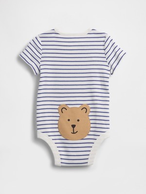 Gap Bebek Mavi Brannan Bear Bodysuit