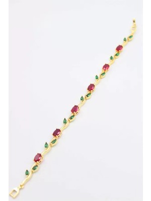 Beta Moda Hub Çiçek Bileklik - Altın