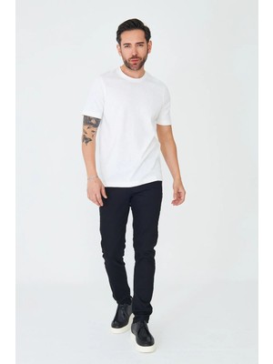 White Stone Siyah Spor Erkek Gabardin Pantolon