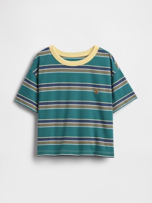 Gap Erkek Bebek Yeşil Boxy T-Shirt