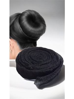 Flamex Turk Saç Topuz Süngeri Siyah 10 Metre Forero Design