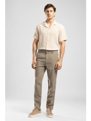 Lee Cooper Zarse Erkek Regular Tapered Fit Pantolon Yeşil