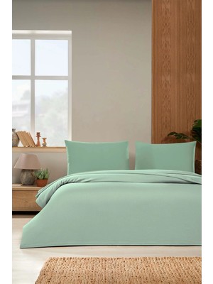 Özdilek Colurist Bambu Çift Kişilik Pike Takımı Çağla