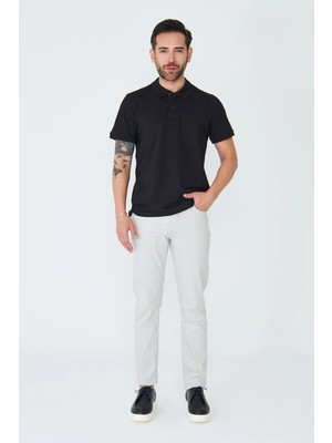 White Stone Açık Gri Erkek Gabardin Spor Pantolon