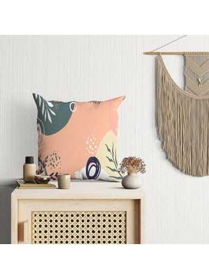 Abat Home Dekoratif, Modern Dijital Baskılı Süet Kırlent Kılıfı (Koltuk Yastık Kılıfı)  40 x 40