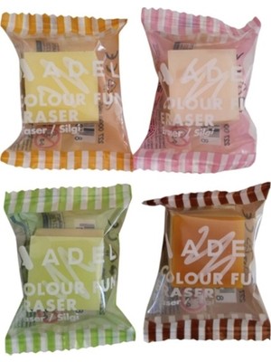 Adel Colorfun Eraser Silgi - 4 Adet