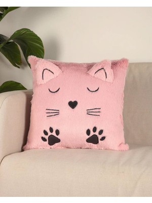 Chirpy Sevimli Kedi Figürlü Peluş Kırlent
