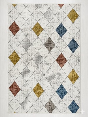 PAMUK HALI Dinarsu Halı Kaymaz Tabanlı Yıkanabilir Leke Tutmaz Halı Salon Koridor Mutfak Halı