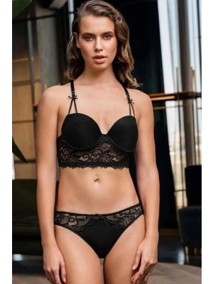 Pileli Store Sütyen Takım Kadın 312