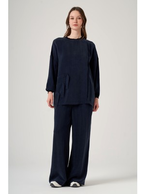 Nuss Cupra Tunik Pantolonlu 1039 Lacivert