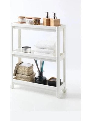 Die Grup Beyaz Çok Amaçlı Katlı Raf Ünitesi (5501)