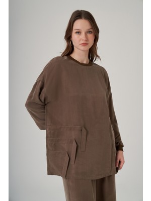 Nuss Cupra Tunik Pantolonlu 1039 Vizon