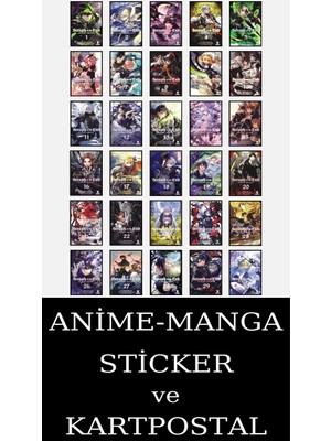 Kurukafa Yayınları Seraph Of The End 1-30 Eksiksiz Manga Seti (30 Kitap) / Anime-Manga Sticker ve Kartpostal Hediyeli