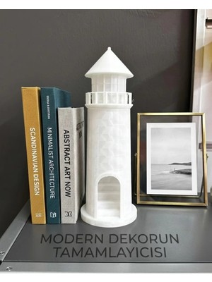Serac Collection Dekoratif 3D Deniz Feneri Obje Marin Stil Ev Aksesuarı - SA002G-6ERE74