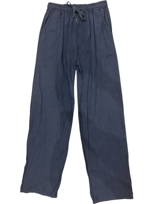 Phuti Italyan Keten Boru Paça Pantolon