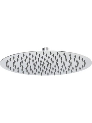 Tepe Duş Başlığı Oval Slim 304 Metal Ø25 cm KTD106