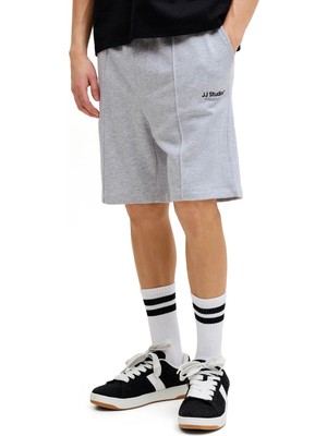 Jack & Jones Jpstkane Soho Sweat Short A Grı Mel Erkek Şort
