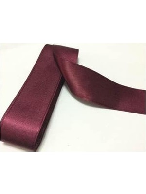 Marifetlerim - Bordo Saten Kurdele 1 cm 10 Metre 1 Adet