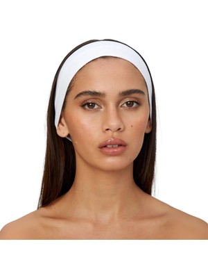 Delixa Salvıa Dıone Saç Bandı - Elastik Kaymaz Ince Esnek Pamuk Emici Kadın Saç Bandı Bandana, Unisex Spa K