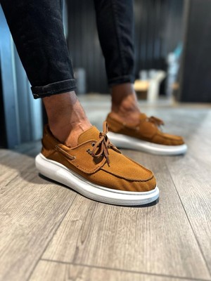 Decostyle Yüksek Taban Mevsimlik Süet Ayakkabı Taba