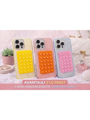 Efcase Vantuzlu Telefon Tutucu 3’lü Set | Güçlü Tutuş Kaymaz Sabitleyici | Tüm Telefonlarla Uyumlu