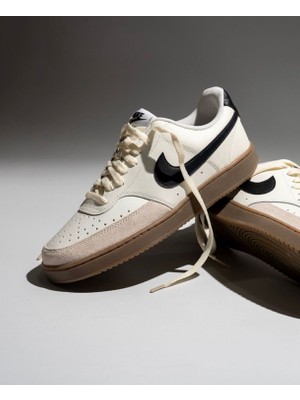Nike Court Vision Low Krem Renk Erkek Sneaker Ayakkabı-Sportxoutlet