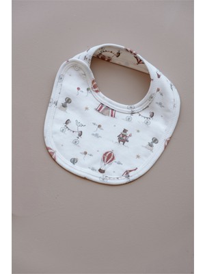 Oh la la Koala For Little Ones Sirk Baskılı Çıt Çıtlı Bebek Önlük