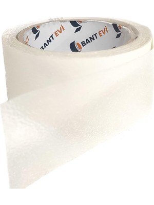 Evi Merdiven Kaydırmaz Bant Kendinden Yapışkanlı Kaymaz 50MM Genişlik, 5mt Uzunluk, Şeffaf Kaydırmaz Bant, Havuz Banyo Mutfak Küvet Islak Zemin Kaydırmaz Bant (50MMX5MT Şeffaf)