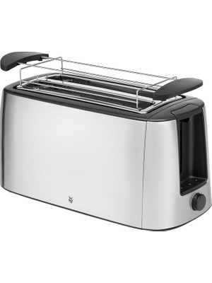 Bueno Pro Çelik Iki Bölmeli Uzun Hazneli 6 Isı Ayarlı Gümüş Ekmek Kızartma Makinesi 1550 W