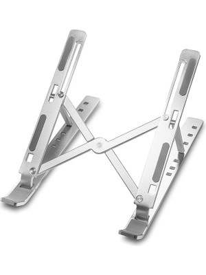 Gn-17 Alüminyum Kasa Dizüstü Bilgisayar Standı Katlanır Çantalı Tablet ve Telefonla Uyumlu