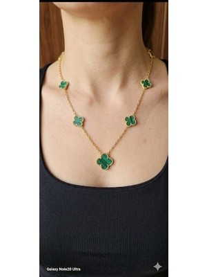 Karma Shop 5 Motifli Yonca Kolye