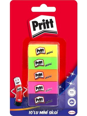 Mini Silgi 10'lu Blister