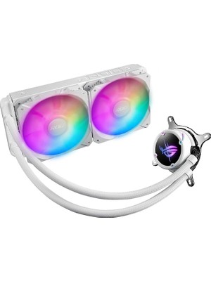 Rog Strıx Lc Iı 240 Argb Aura Sync Adreslenebilir Rgb 120MM Fan Sıvı Cpu Soğutucusu Beyaz V3