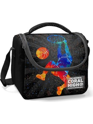 High Gri Basketbol Isı Yalıtımlı Beslenme Çantası - Kız Çocuk