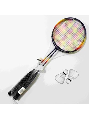 Badminton Seti - 2 Raket ve 3 Top - Dayanıklı ve Hafif Tasarım