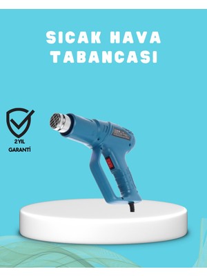 Uravas Store 2000W Sıcak Hava Üfleme Tabancası Seramik Rezistanslı Profesyonel