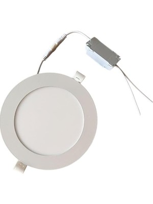 Sıva Altı LED Panel - 6W, 9W, 12W, 15W, 18W, Beyaz Işık, Alüminyum Kasa, Modern Tasarım, Enerji Verimli (1, 12W)