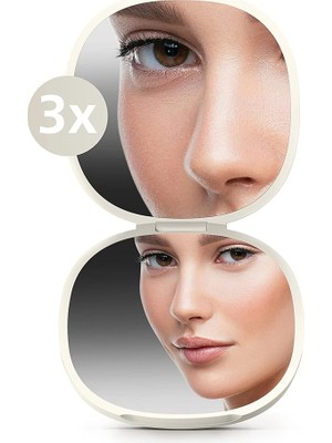 Joseph Viva 2´si 1 Arada Kompakt Büyüteçli Ayna, Taş