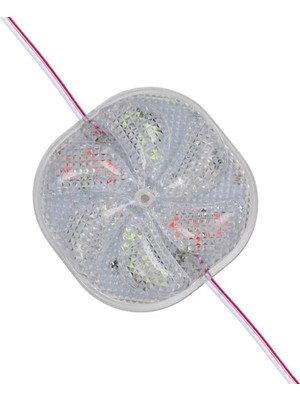 Uravas Store 12 Volt 3 Watt Karışık (R+G+B) Yanıp Sönen 6565-2835 Modül LED