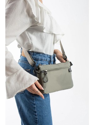 Sanmorris Çok Bölmeli Unisex Çapraz Çanta - Sportif Omuz Çantası - Su Geçirmez Teknik Kumaş