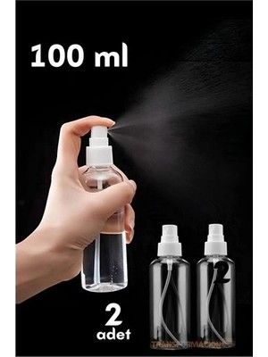 Calperia Püskürtücü Boş Sprey Şişe 100 ml 2 Adet 721445