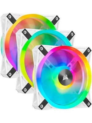 Icue QL120 Rgb CO-9050104-WW 120MM Pwm Beyaz 3'lü Kasa Fanı