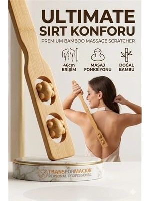 Calperia Masajlı Sırt Kaşıma Aparatı - Bambu Sırt Kaşıyıcı 715601