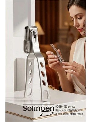 Calperia 360 Derece Tırnak Makası Solingen Profesyonel 718177