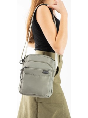 Sanmorris Unisex Çok Bölmeli Fonksiyonel Omuz Çantası - Günlük El Çantası