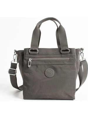 Sanmorris Paraşüt Kumaş Çok Bölmeli Omuz ve El Çantası