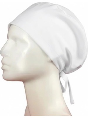 Uravas Store Doktor Hemşire Aşçı Cerrahi Bone Hastane Bonesi - Bandana Beyaz