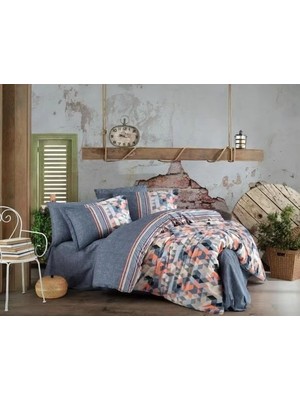 Uravas Store Kingsize Poplin Nevresim Arella Oranj