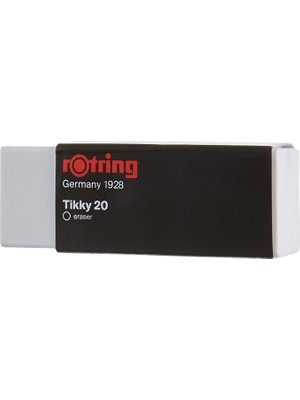 TIKKY20 Kurşun Kalem Silgisi, Büyük Boy, Beyaz